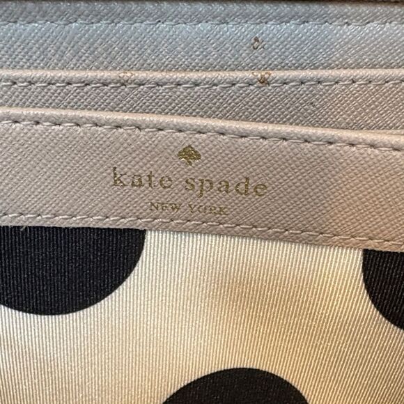 Kate Spade Saffiano Leather Two-Tone Colorblock Full Zip Continental Wallet - Picture 16 of 16